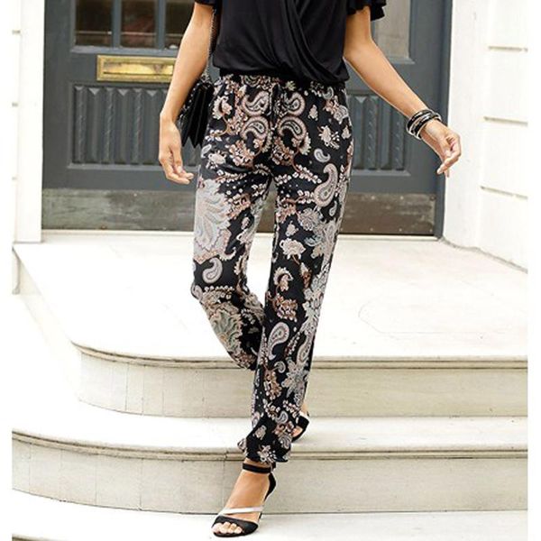 women's pants & capris women cotton high waist printing trousers fashion comfy easy pencil boho beach pockets pantalones de mujer, Black;white
women's pants & capris women cotton high waist printing trousers fashion comfy easy pencil boho beach pockets pantalones de mujer, Black;white