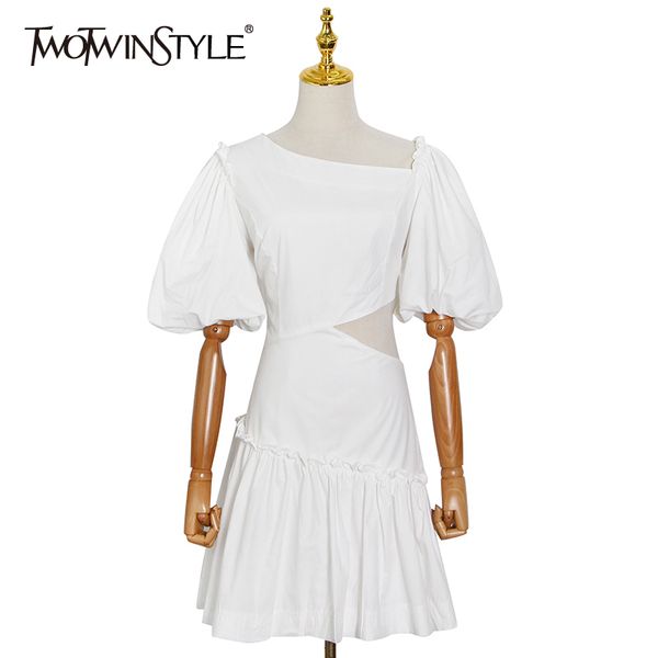 white summer hollow out dress for women o neck short sleeve high waist mini dresses female fashion new clothing 210428, Black;gray
white summer hollow out dress for women o neck short sleeve high waist mini dresses female fashion new clothing 210428, Black;gray