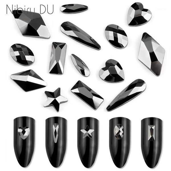 pcs jet crystal strass stones dark hue multiple shapes glass nail rhinestones for nails art 3d decorations supplies accessory1, Silver;gold
pcs jet crystal strass stones dark hue multiple shapes glass nail rhinestones for nails art 3d decorations supplies accessory1, Silver;gold
