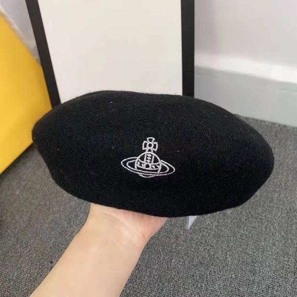 shangyu hat industry empress dowager beret female british pure wool classic saturn embroidered bud wardrobe accessories, Blue;gray
shangyu hat industry empress dowager beret female british pure wool classic saturn embroidered bud wardrobe accessories, Blue;gray