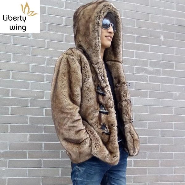 men's fur & faux brand vogue mens fashion coat thicken cotton padded hooded duffel/toggle winter parka for man male coats, Black
men's fur & faux brand vogue mens fashion coat thicken cotton padded hooded duffel/toggle winter parka for man male coats, Black