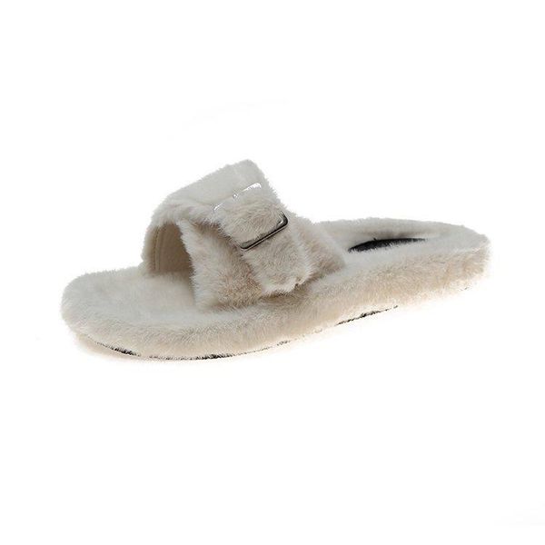 slippers women's flat cute plush indoor zapatos de mujer shoes women fashion solid color non-slip furry home, Black
slippers women's flat cute plush indoor zapatos de mujer shoes women fashion solid color non-slip furry home, Black