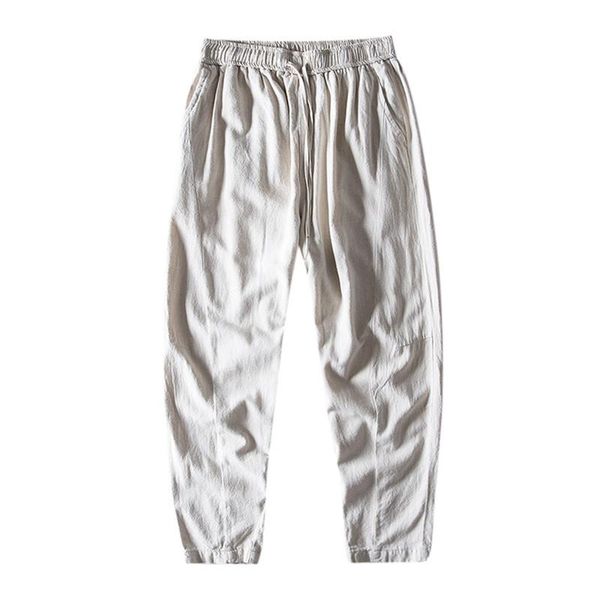 men's pants mens nature cotton linen trousers summer casual male solid elastic waist straight plus size fashion clothing, Black
men's pants mens nature cotton linen trousers summer casual male solid elastic waist straight plus size fashion clothing, Black