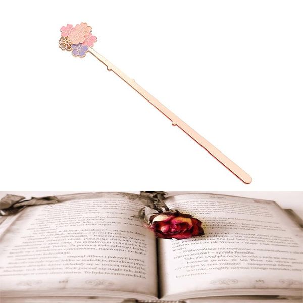 bookmark 1pc creative sakura colorful metal bookmarks for books school office supplies gift stationery
bookmark 1pc creative sakura colorful metal bookmarks for books school office supplies gift stationery
