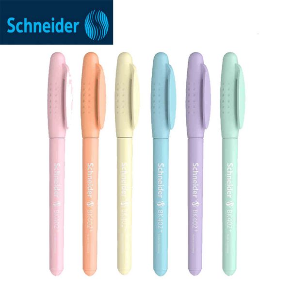 the pen german schneider bk402 + makaron color stick ef tip replaceable ink bag student pen