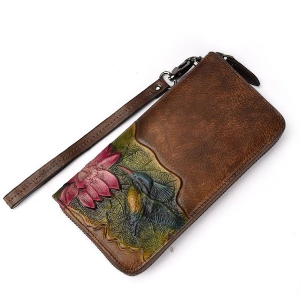 wallets women's vintage long leather wallet ladies embossed zipper clutch bag, Red;black
wallets women's vintage long leather wallet ladies embossed zipper clutch bag, Red;black