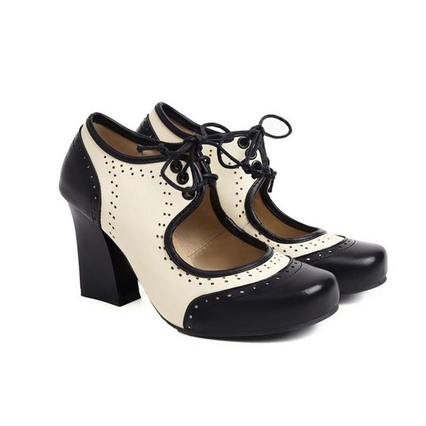 dress shoes size 34-43 spring shoe with chunky heel in color, round toe and shallow for ladies 7705, Black
dress shoes size 34-43 spring shoe with chunky heel in color, round toe and shallow for ladies 7705, Black