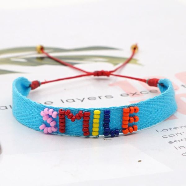 charm bracelets miyuki for women boho friendship bracelet gift girl jewelry letter smile jewellery handmade pulseras, Golden;silver
charm bracelets miyuki for women boho friendship bracelet gift girl jewelry letter smile jewellery handmade pulseras, Golden;silver