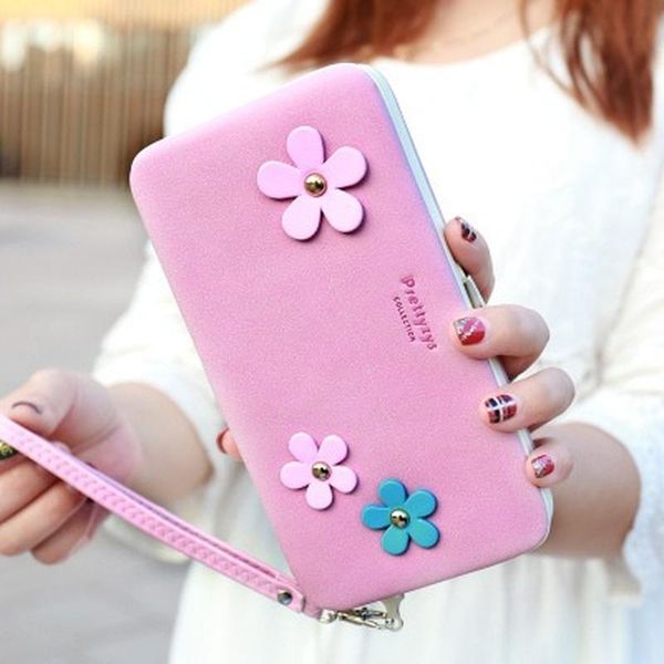 wallets 2021 ladies clutch bag korean version cute flowers fashion casual multi-function wallet card holder, Red;black
wallets 2021 ladies clutch bag korean version cute flowers fashion casual multi-function wallet card holder, Red;black