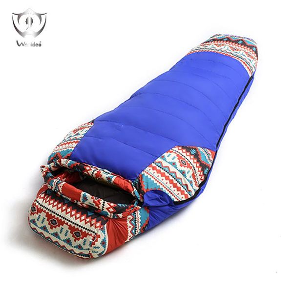ethnic style, mummy down sleeping bag, outdoor mountaineering camping trip, single bagzs6-602 bags