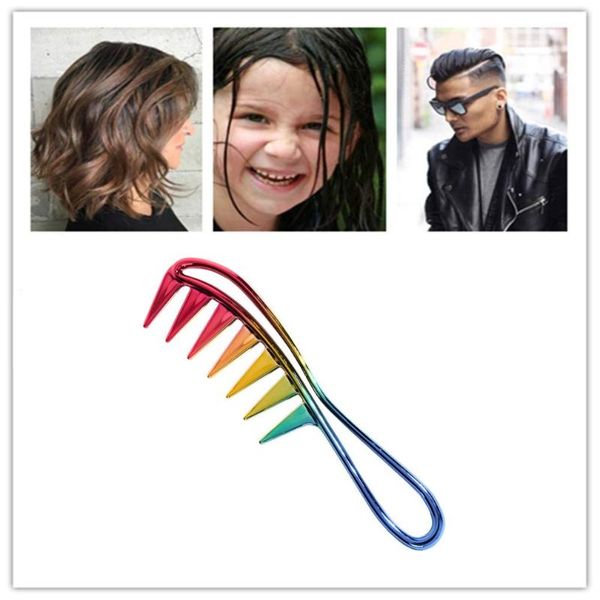 hair brushes wide tooth plastic curly comb salon styling tool fashion barber accessories massage professional, Silver
hair brushes wide tooth plastic curly comb salon styling tool fashion barber accessories massage professional, Silver