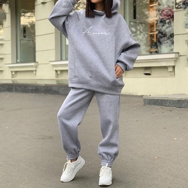 oversized women's tracksuit letter print hoodie pants suit female 2021 spring autumn sportswear casual ladies 2 piece set, White
oversized women's tracksuit letter print hoodie pants suit female 2021 spring autumn sportswear casual ladies 2 piece set, White