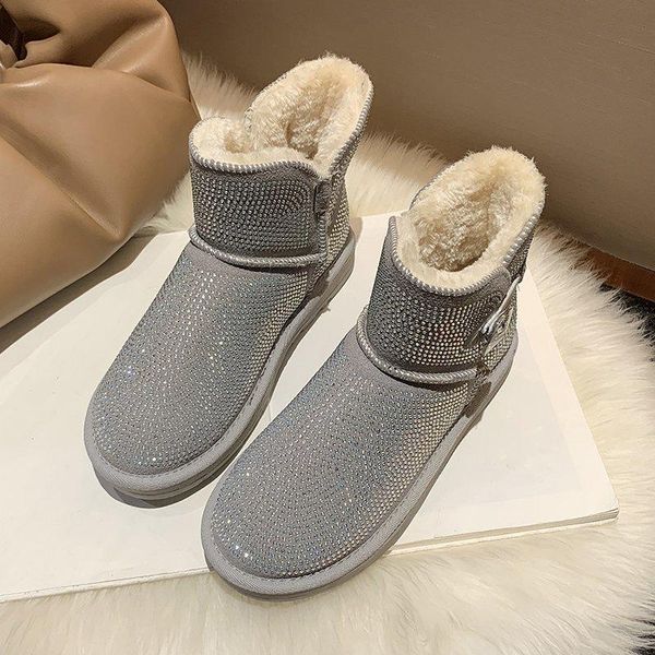 boots femme casual lightweight ankle botas winter lady snow wool shoes women flat diamond inlay mujer warm booties, Black
boots femme casual lightweight ankle botas winter lady snow wool shoes women flat diamond inlay mujer warm booties, Black