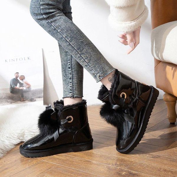 boots snow women's winter fashion non-slip thickening to keep warm wearing cotton short comfortable, Black
boots snow women's winter fashion non-slip thickening to keep warm wearing cotton short comfortable, Black