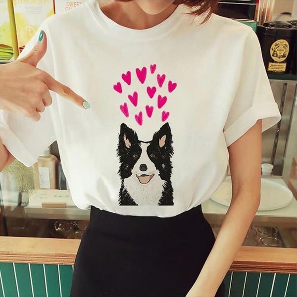 casual vouge puppy cartoon womens t shirt print tee summer hipster short sleeve, White
casual vouge puppy cartoon womens t shirt print tee summer hipster short sleeve, White