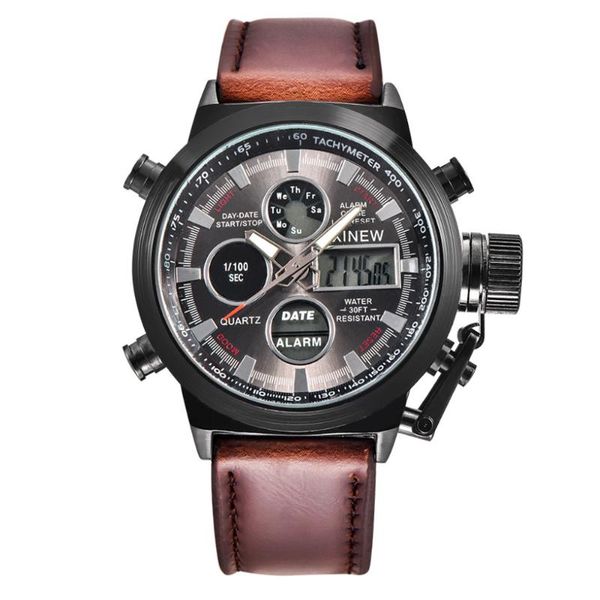 wristwatches mens watches 2021 quartz sport military led analog stainless steel wrist watch zegarki meskie, Slivery;brown
wristwatches mens watches 2021 quartz sport military led analog stainless steel wrist watch zegarki meskie, Slivery;brown