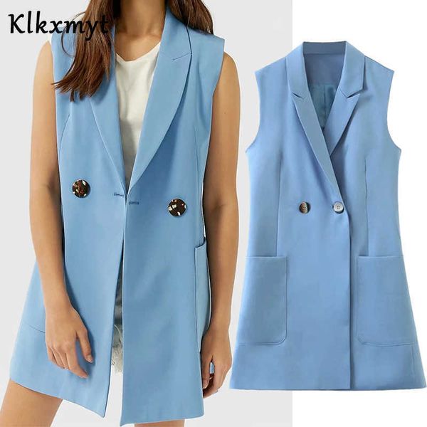 klkxmyt za vest women office wear fashion waistcoat double breasted vintage sleeveless female outerwear chic 210527, Black;white
klkxmyt za vest women office wear fashion waistcoat double breasted vintage sleeveless female outerwear chic 210527, Black;white