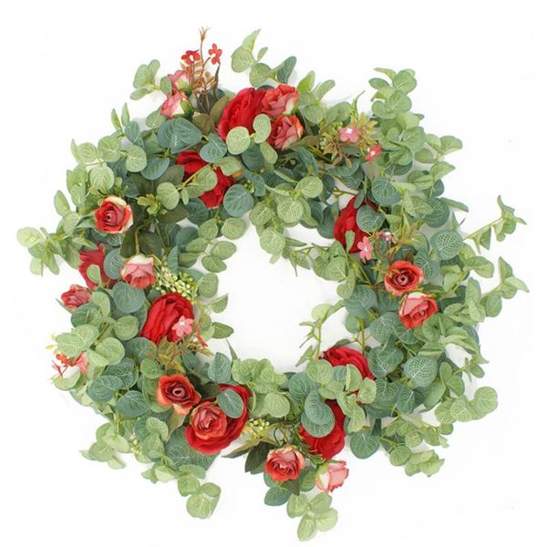 decorative flowers & wreaths rose flower wreath european style wall hanging wedding party supplies spring decoration artificial plants
decorative flowers & wreaths rose flower wreath european style wall hanging wedding party supplies spring decoration artificial plants
