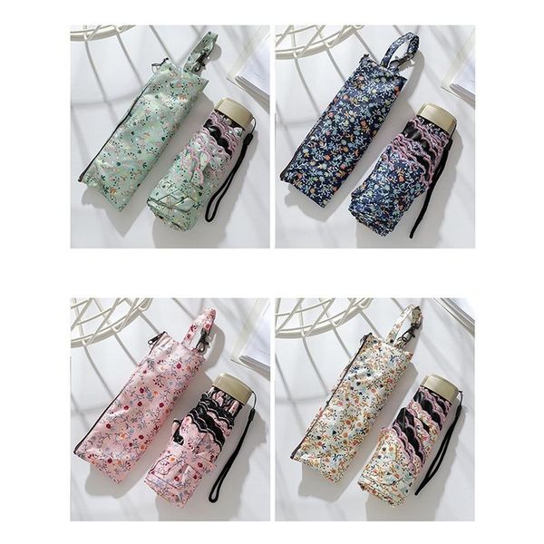 umbrellas minimalist floral embroidery is small and portable five-fold sun protection uv pocket
umbrellas minimalist floral embroidery is small and portable five-fold sun protection uv pocket
