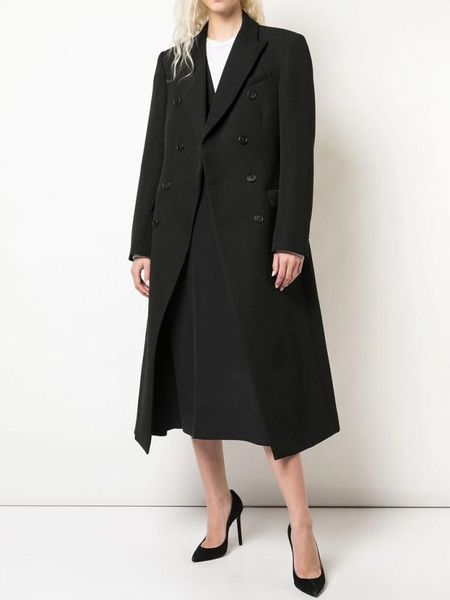 women's wool & blends autumn black women woolen coats 2021 elegant double breasted commute outerwear noteched classic retro back split
women's wool & blends autumn black women woolen coats 2021 elegant double breasted commute outerwear noteched classic retro back split