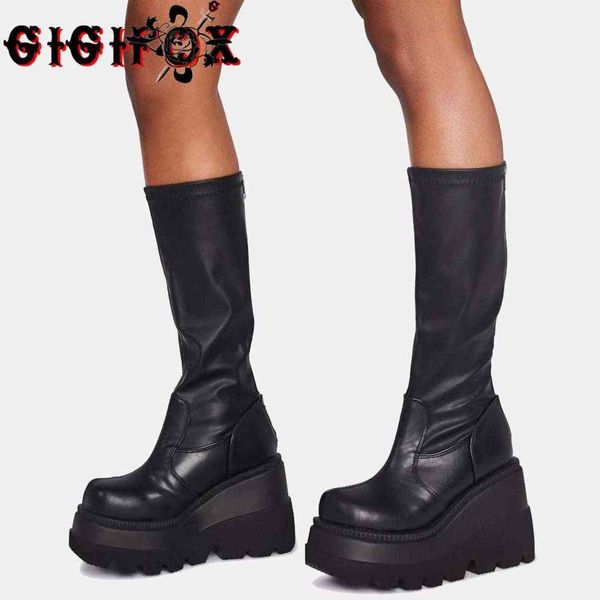 brand new big size 43 shoelaces wedge high heels platform tide trendy cool autumn winter mid-calf boots shoes women footwear h1115, Black
brand new big size 43 shoelaces wedge high heels platform tide trendy cool autumn winter mid-calf boots shoes women footwear h1115, Black
