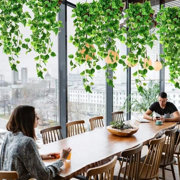 decorative flowers & wreaths 105cm artificial green plant wall hanging, ivy leaves,artificial radish and grape vines,garden decoration suppl
decorative flowers & wreaths 105cm artificial green plant wall hanging, ivy leaves,artificial radish and grape vines,garden decoration suppl