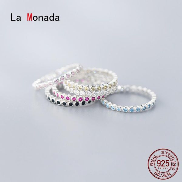 cluster rings la monada finger women ring 925 sterling silver full inlay minimalist for fine in jewerly woman, Golden;silver
cluster rings la monada finger women ring 925 sterling silver full inlay minimalist for fine in jewerly woman, Golden;silver