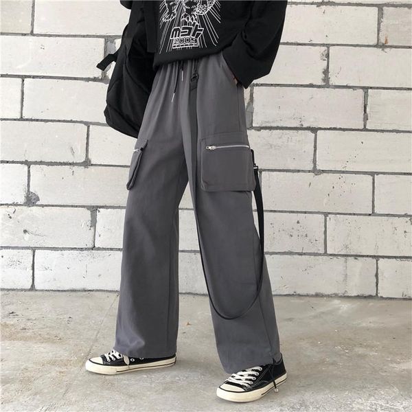 women's pants & capris brand korean style fashion clothing elastic high waist full pant pockets black spring autumn sweatpants cargo, Black;white
women's pants & capris brand korean style fashion clothing elastic high waist full pant pockets black spring autumn sweatpants cargo, Black;white