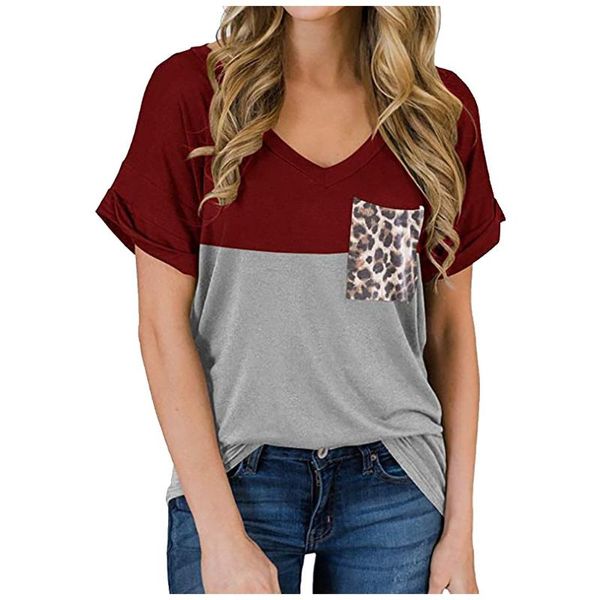 fashion ruffled leopard blouse shirt loose pocket v-neck casual summer ladies female women short sleeve blusas pullover women's blo, White
fashion ruffled leopard blouse shirt loose pocket v-neck casual summer ladies female women short sleeve blusas pullover women's blo, White