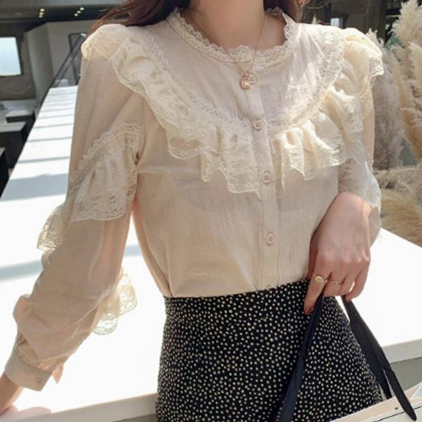 women's blouses & shirts womens and 2021 cotton linen blouse button solid stand collar ladies lace women, White
women's blouses & shirts womens and 2021 cotton linen blouse button solid stand collar ladies lace women, White