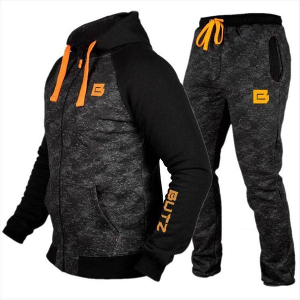fashion set long sleeve mens tracksuit camouflage hoodies male outdoors sport suit gyms casual sportswear, Gray
fashion set long sleeve mens tracksuit camouflage hoodies male outdoors sport suit gyms casual sportswear, Gray
