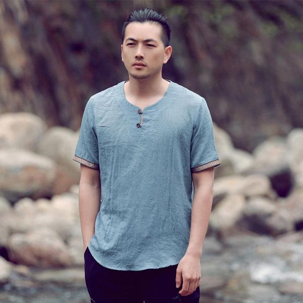 chinese style men's embroidery short sleeve amry green loose linen blouse , shirt for men man casual 4xl shirts, White;black
chinese style men's embroidery short sleeve amry green loose linen blouse , shirt for men man casual 4xl shirts, White;black
