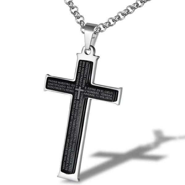 pendant necklaces bible cross asylum stainless steel men pendants chain protect for boyfriend male jewelry creativity gift wholesale, Silver
pendant necklaces bible cross asylum stainless steel men pendants chain protect for boyfriend male jewelry creativity gift wholesale, Silver