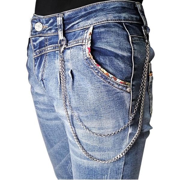 keychains stainless steel wallet belt chain rock punk trousers hipster pant jean keychain ring clip keyring hiphop jewelry, Silver
keychains stainless steel wallet belt chain rock punk trousers hipster pant jean keychain ring clip keyring hiphop jewelry, Silver