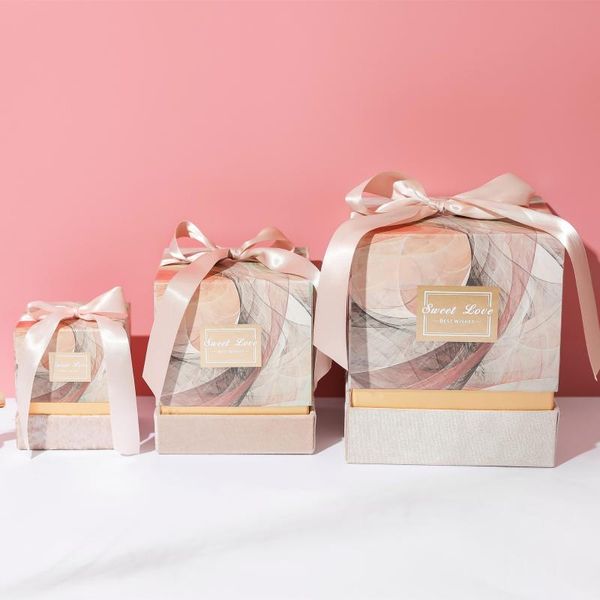 champagne square hard box douyin knot wedding bridesmaid candy engagement companion hand gift wrap 
champagne square hard box douyin knot wedding bridesmaid candy engagement companion hand gift wrap