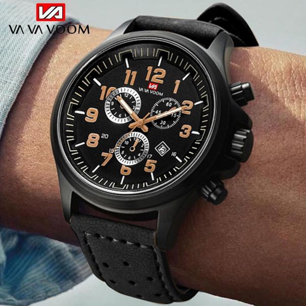 wristwatches orologio da uomo vava voom men quartz watchs luxury brands fashion movement military leather relogio masculino, Slivery;brown
wristwatches orologio da uomo vava voom men quartz watchs luxury brands fashion movement military leather relogio masculino, Slivery;brown