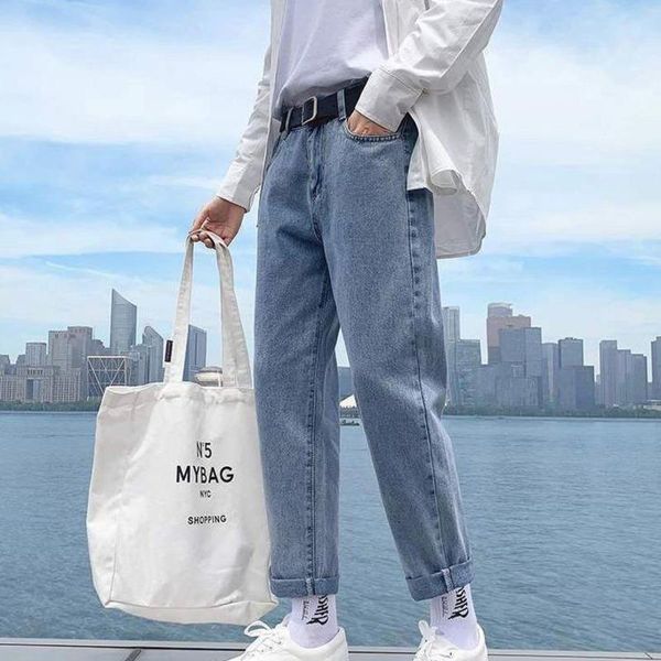 men's jeans baggy for men relaxed fit solid straight comfy casual loose denim pants trousers, Blue
men's jeans baggy for men relaxed fit solid straight comfy casual loose denim pants trousers, Blue