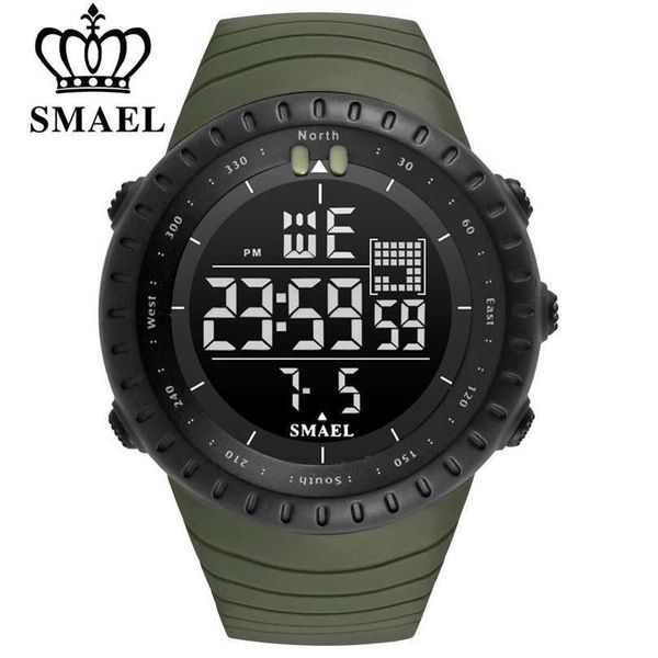 smael men outdoor sports electronic chronograph men's watch big dial digital 50m waterproof led wrist watches 210728, Slivery;brown
smael men outdoor sports electronic chronograph men's watch big dial digital 50m waterproof led wrist watches 210728, Slivery;brown