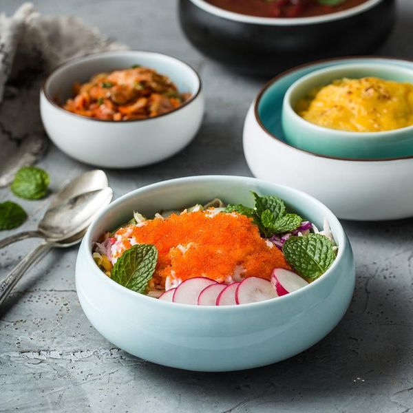 bowls japanese style creative solid color ceramic tableware rice bowl glaze arhat large soup home el
bowls japanese style creative solid color ceramic tableware rice bowl glaze arhat large soup home el