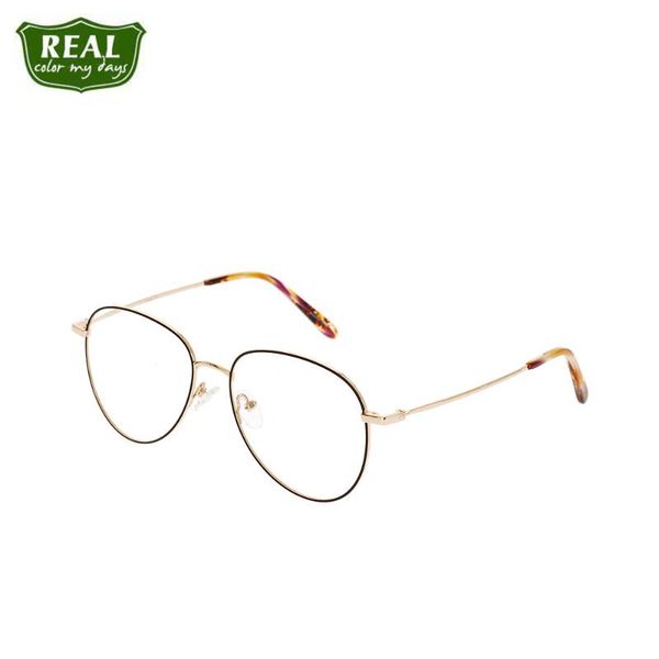 fashion sunglasses frames real metal frame optical glasses men women round classic optics patchwork temple, Black
fashion sunglasses frames real metal frame optical glasses men women round classic optics patchwork temple, Black