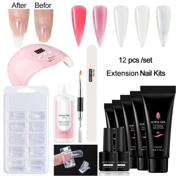 12pc/set nail set with lamp manicure color uv gel polish kit tool 15 ml x 7 colours suitable for beginner art kits1
12pc/set nail set with lamp manicure color uv gel polish kit tool 15 ml x 7 colours suitable for beginner art kits1