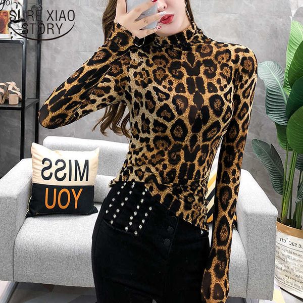 fashion women long sleeve leopard blouse turtleneck shirt ladies ol party streetwear blusas elegante plus size 7704 50 210528, White
fashion women long sleeve leopard blouse turtleneck shirt ladies ol party streetwear blusas elegante plus size 7704 50 210528, White