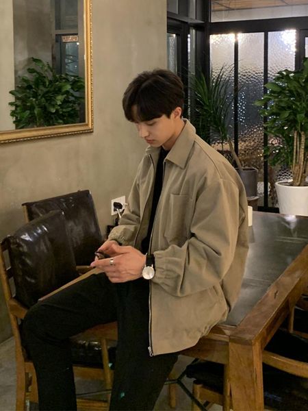 men's jackets spring jacket korean version of the trend loose short tooling all-match casual high-end men, Black;brown
men's jackets spring jacket korean version of the trend loose short tooling all-match casual high-end men, Black;brown