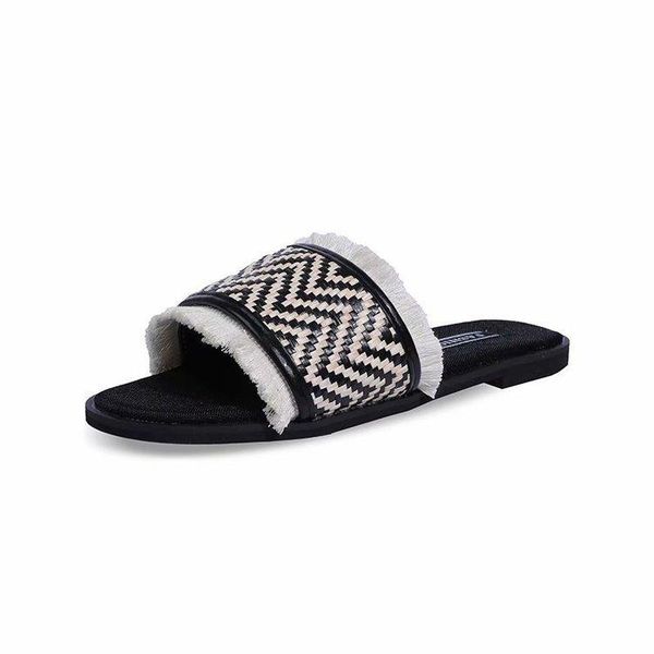 summer shoes women slippers fashion slides tassel fringe flip flops flat outside ladies, Black
summer shoes women slippers fashion slides tassel fringe flip flops flat outside ladies, Black
