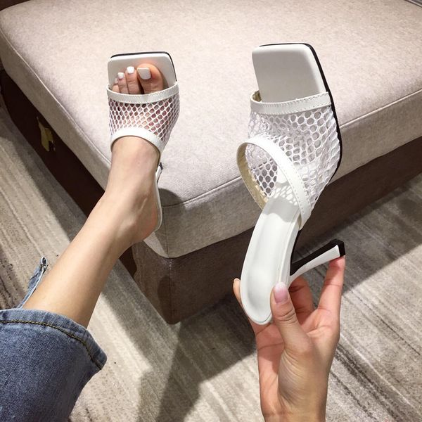 eilyken new pu square head peep toe high heel mesh slippers summer fashion slip on thin heels slides women mulestdfhdfdhf, Black
eilyken new pu square head peep toe high heel mesh slippers summer fashion slip on thin heels slides women mulestdfhdfdhf, Black
