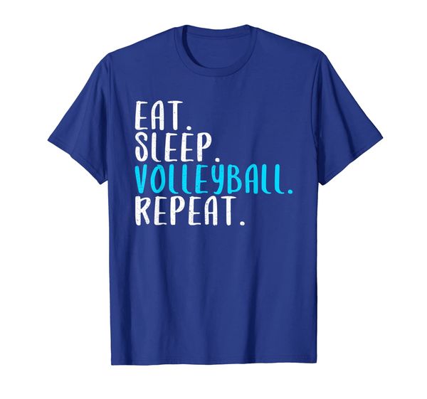 eat sleep volleyball repeat gift volleyball lovers funny tee, White;black 
eat sleep volleyball repeat gift volleyball lovers funny tee, White;black