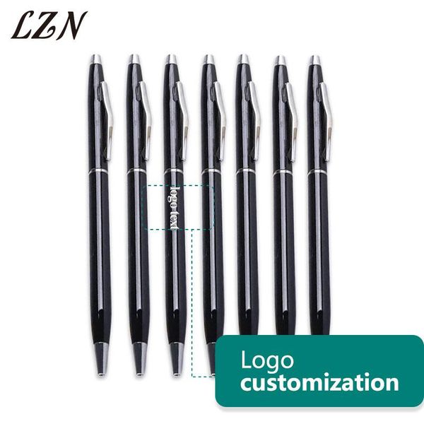 ballpoint pens lzn rotating black silver metal pen business promotion customlized company logo/text for special customer, Blue;orange
ballpoint pens lzn rotating black silver metal pen business promotion customlized company logo/text for special customer, Blue;orange