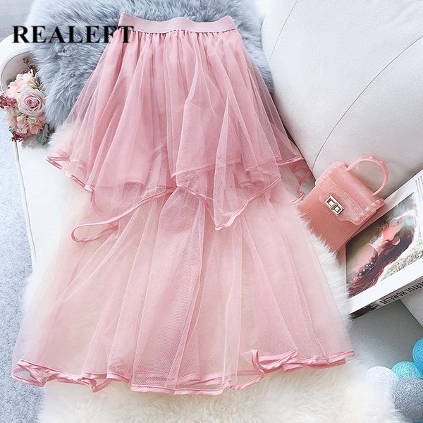 skirts realeft arrival summer women mesh patchwork perspective pleated long high waist harajuku tulle a-line mid-calf, Black
skirts realeft arrival summer women mesh patchwork perspective pleated long high waist harajuku tulle a-line mid-calf, Black