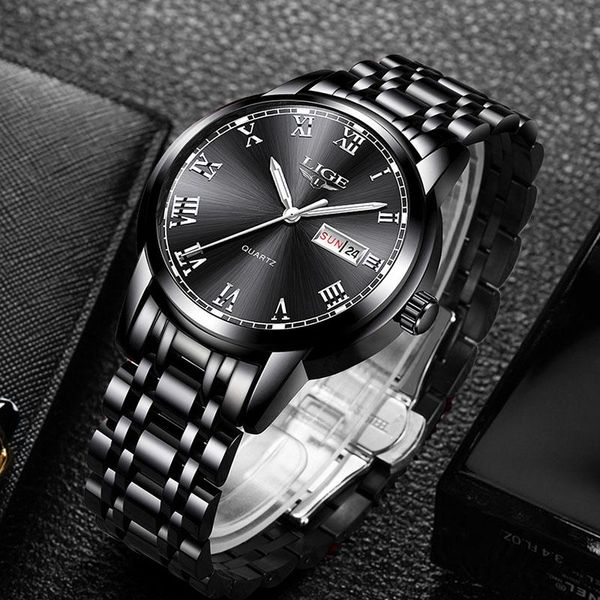 wristwatches 2021 lige men's watch waterproof date clock male sports watches men quartz casual wrist relogio masculino, Slivery;brown
wristwatches 2021 lige men's watch waterproof date clock male sports watches men quartz casual wrist relogio masculino, Slivery;brown