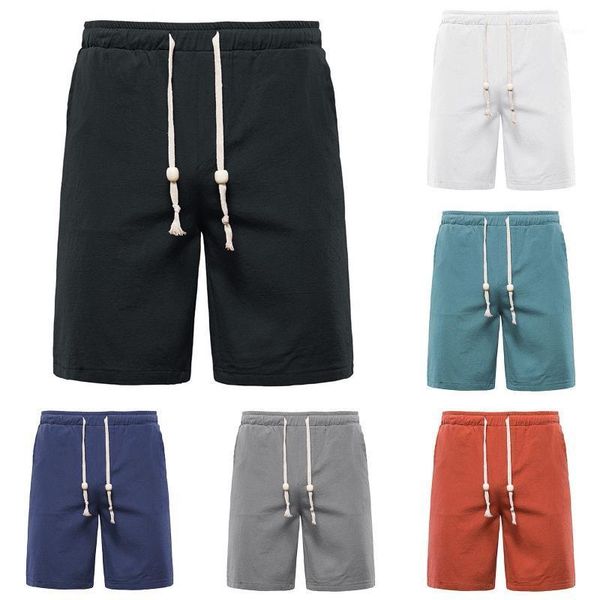 men's shorts cotton and linen casual summer plain beach for sport solid color drawstring knee-length streetwear short, White;black
men's shorts cotton and linen casual summer plain beach for sport solid color drawstring knee-length streetwear short, White;black